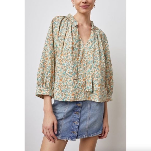 Rails Amal Top in Cassia Floral Blouse - Size Medium - Picture 2 of 13